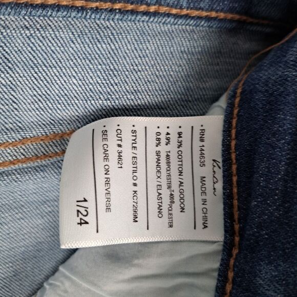 Kancan High Rise Ankle Skinny Distressed Medium Wash Jeans Size 1/24 25W - Picture 10 of 16